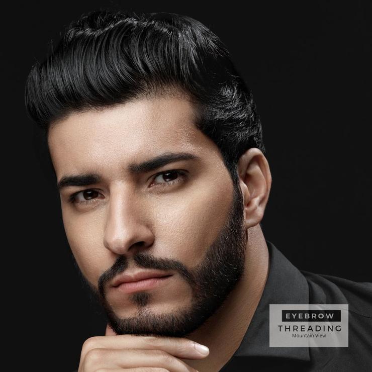 men eyebrows mountain view